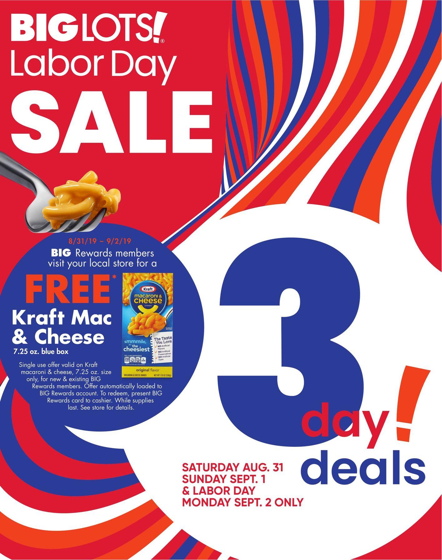 Big Lots Weekly August 29 September 7, 2019 Ad, Deals and Sales