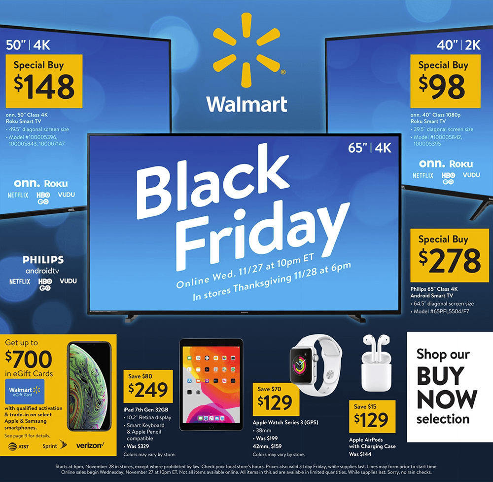 Walmart Black Friday 2020 Ad - 0