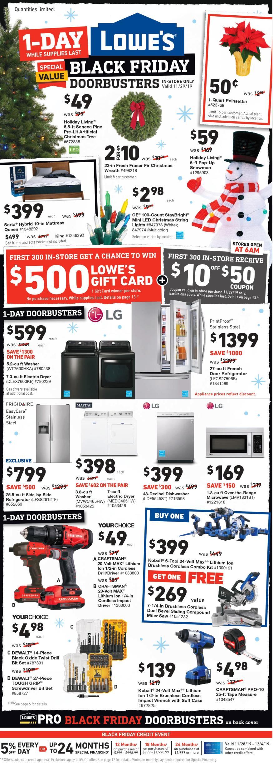 Lowe&#39;s Black Friday 2020 Ad - 0