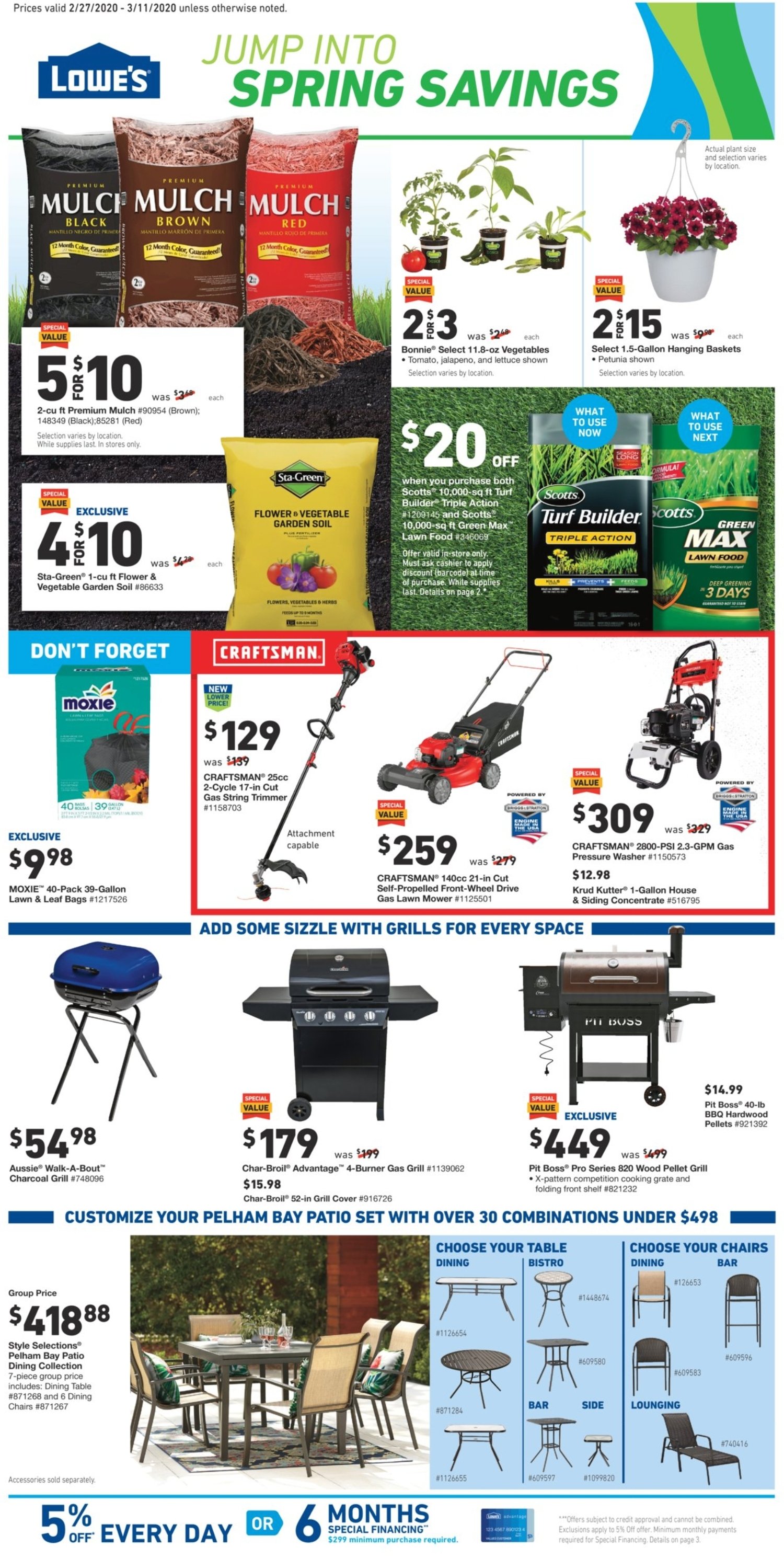 Lowes Garden Specials