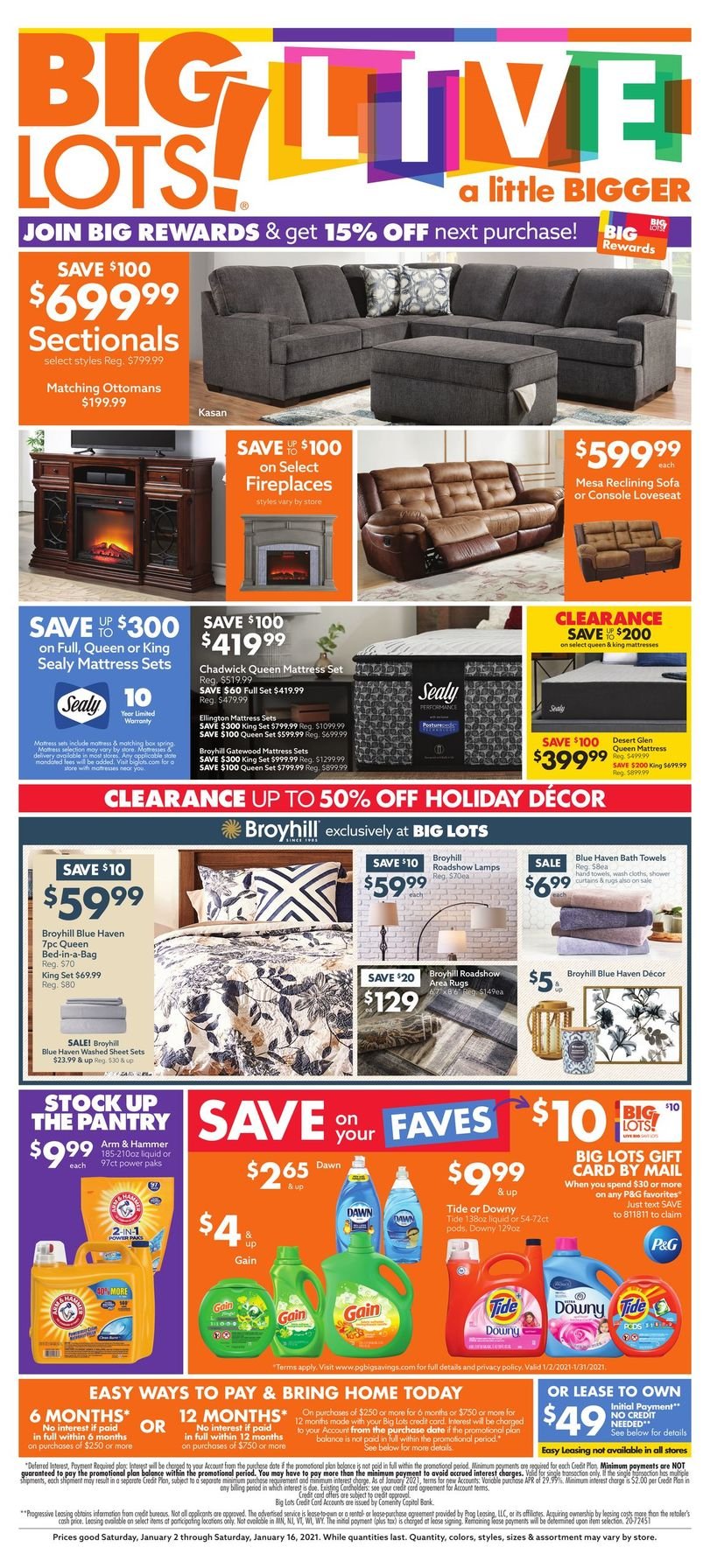Big Lots Weekly January 2 16, 2021 Ad Big Lots Weekly January 2 16, 2021 Ad
