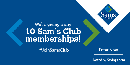 Win a $100 Sam's Club Membership!